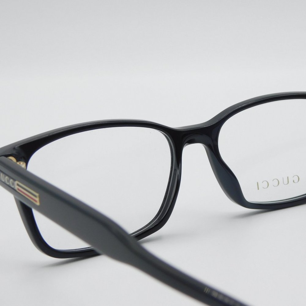 Gucci Dark Gray Rectangular Glasses - image 4